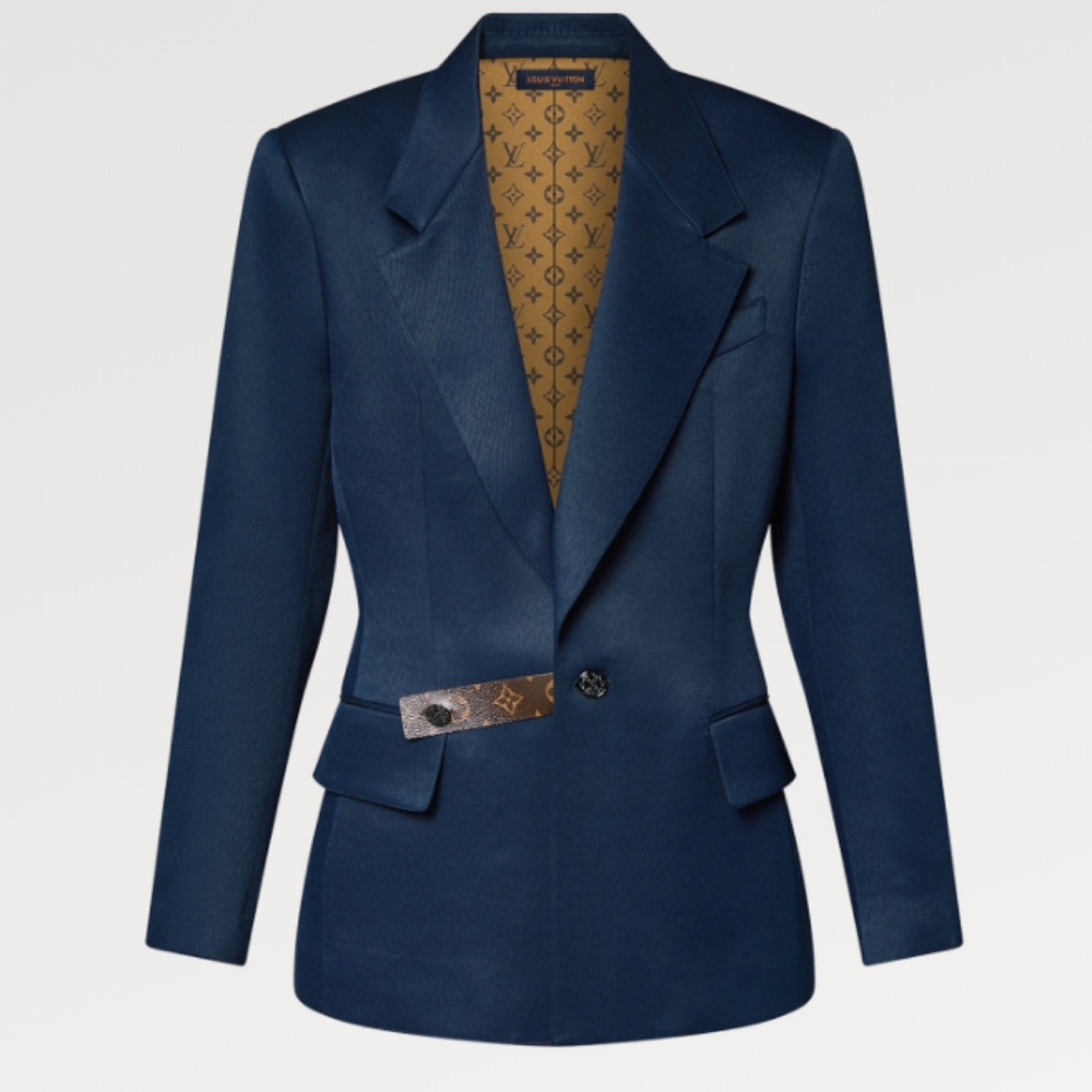 Authentic Canvas tab fitted blazer